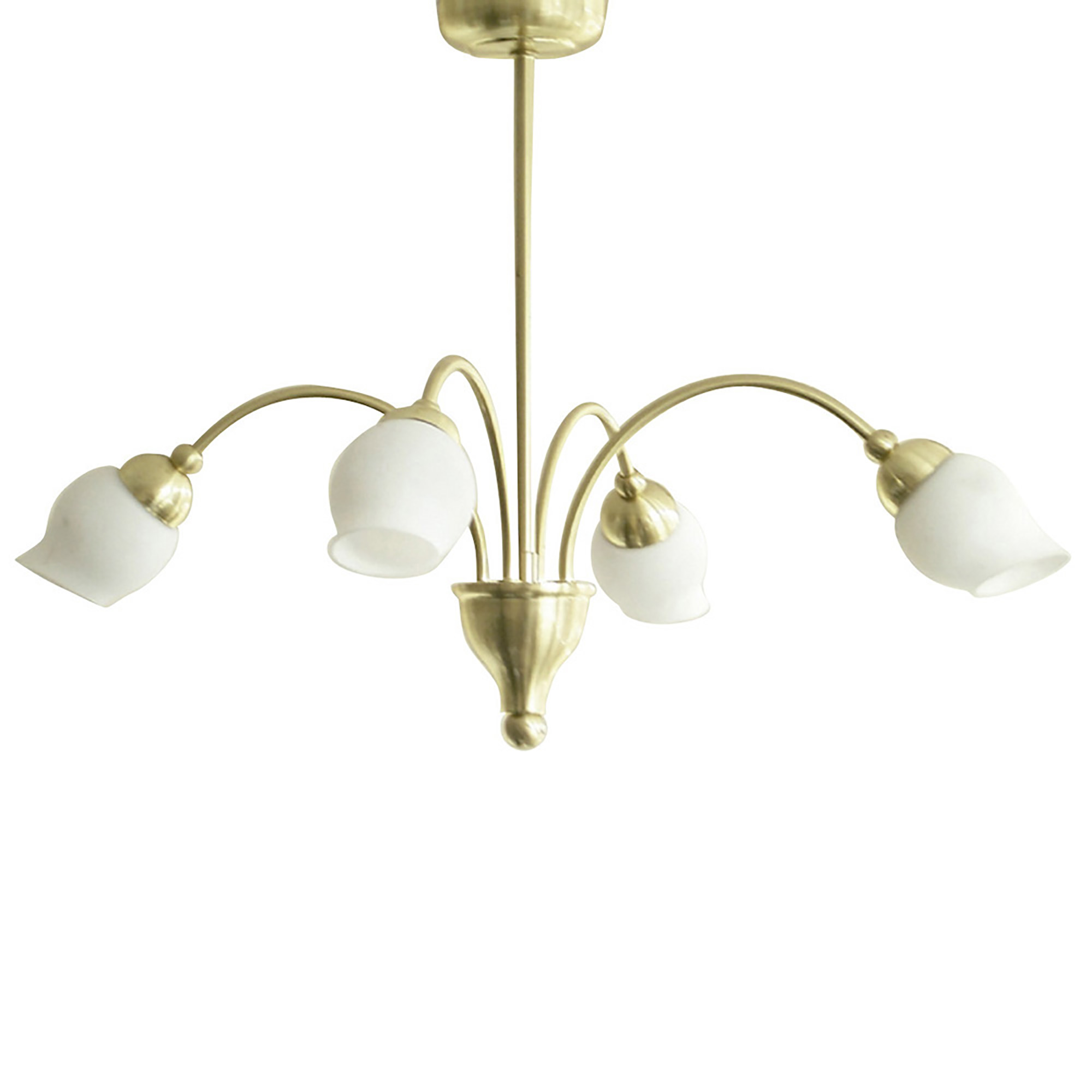 Rimini Satin Brass Ceiling Lights Diyas Multi Arm Fittings